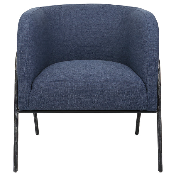 Uttermost Jacobsen Denim Barrel Chair