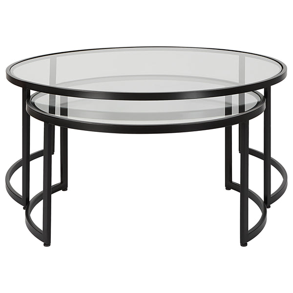 Uttermost Rhea Black Nesting Coffee Tables S/2