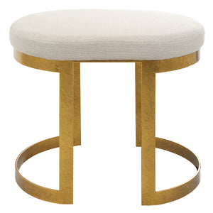 Uttermost Infinity Gold Accent Stool