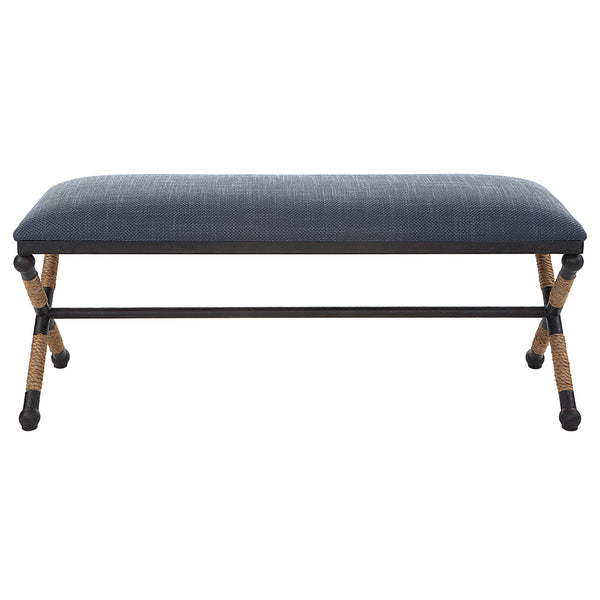 Uttermost Firth Rustic Navy Bench