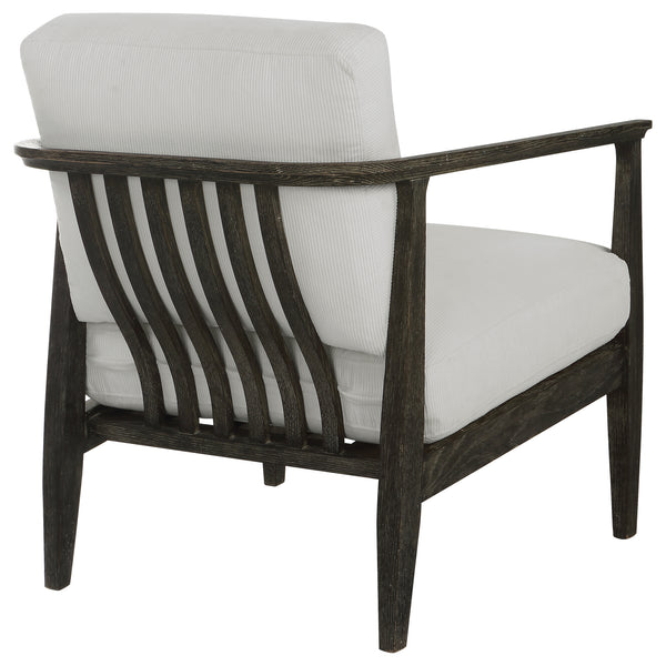 Uttermost Brunei White Accent Chair