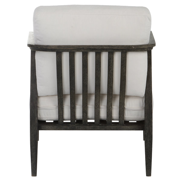 Uttermost Brunei White Accent Chair