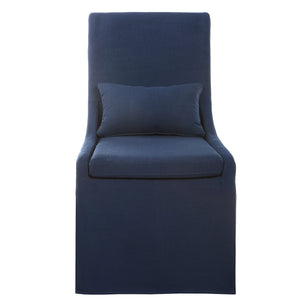 Uttermost Coley Denim Armless Chair