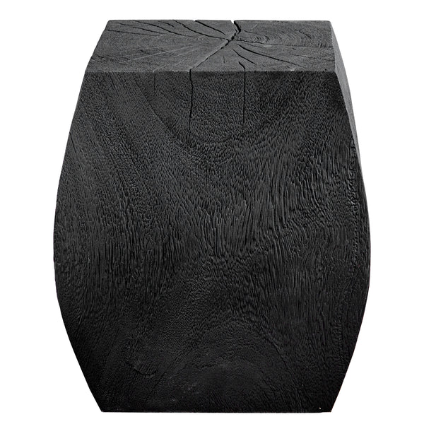 Uttermost Grove Black Wooden Accent Stool