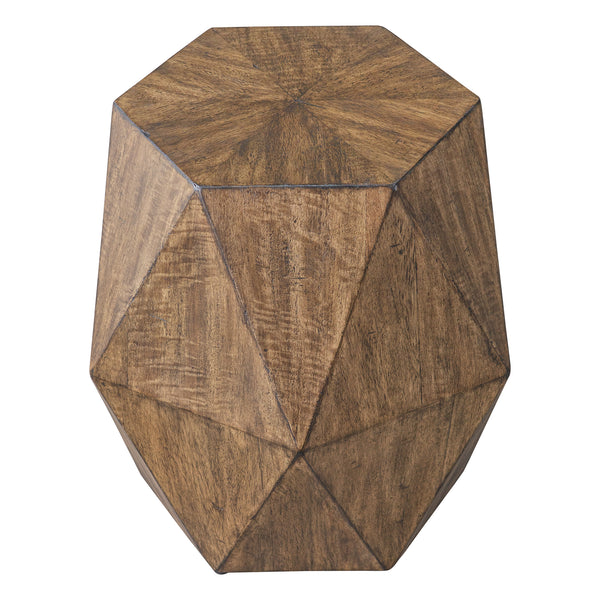 Uttermost Volker Honey Geometric Accent Table