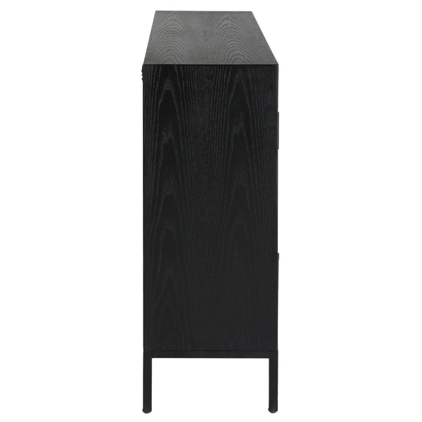 Uttermost Front Range Dark Oak 2 Door Cabinet