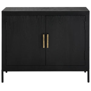 Uttermost Front Range Dark Oak 2 Door Cabinet