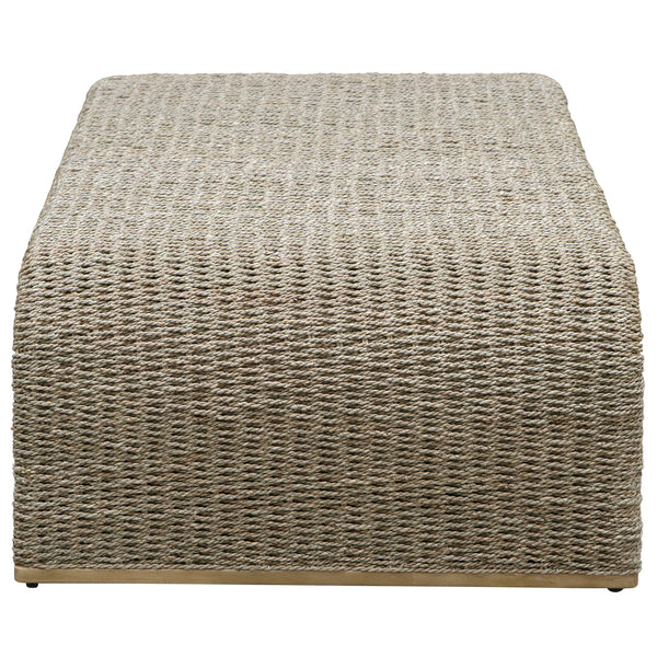 Uttermost Calabria Woven Seagrass Coffee Table