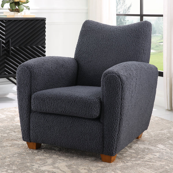 Uttermost Teddy Slate Accent Chair