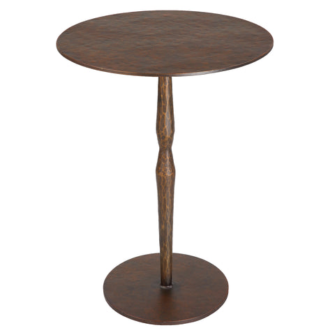 Uttermost Industria Copper Bronze Accent Table