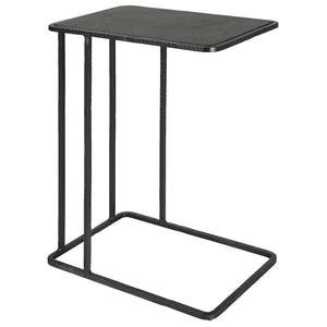 Uttermost Cavern Stone & Iron Accent Table