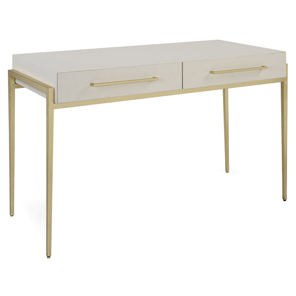 Uttermost Jewel Modern White Desk