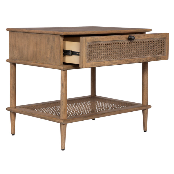 Uttermost Coast Tattan Cane Side Table