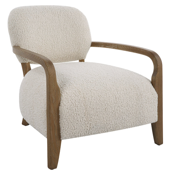 Uttermost Telluride Natural Shearling Accent Chair