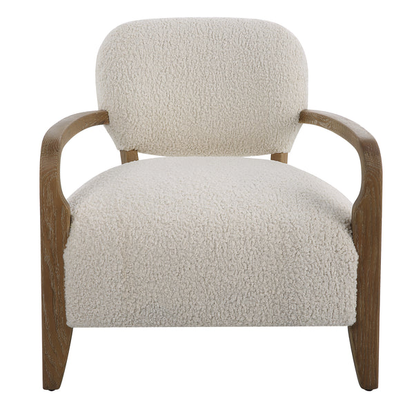 Uttermost Telluride Natural Shearling Accent Chair