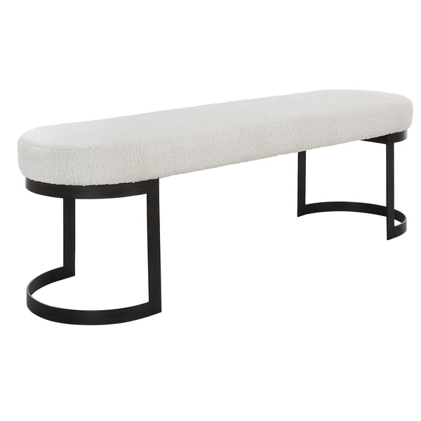 Uttermost Infinity Black Bench