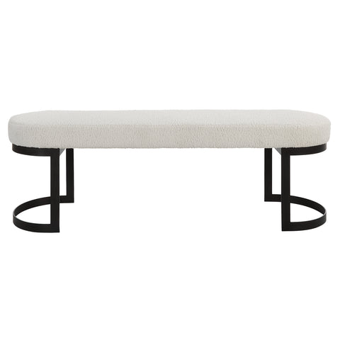 Uttermost Infinity Black Bench