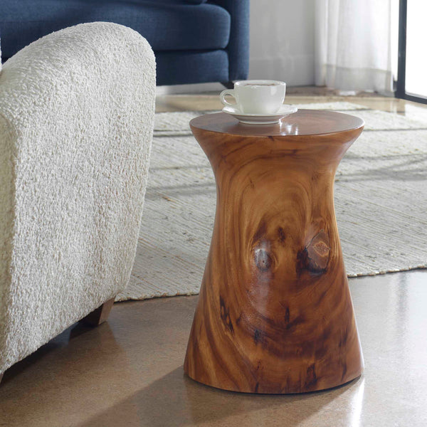 Uttermost Swell Wooden Accent Table
