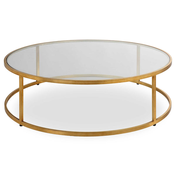 Uttermost Radius Modern Circular Coffee Table