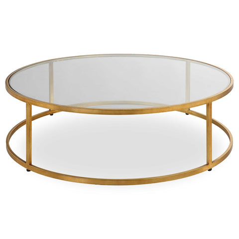 Uttermost Radius Modern Circular Coffee Table