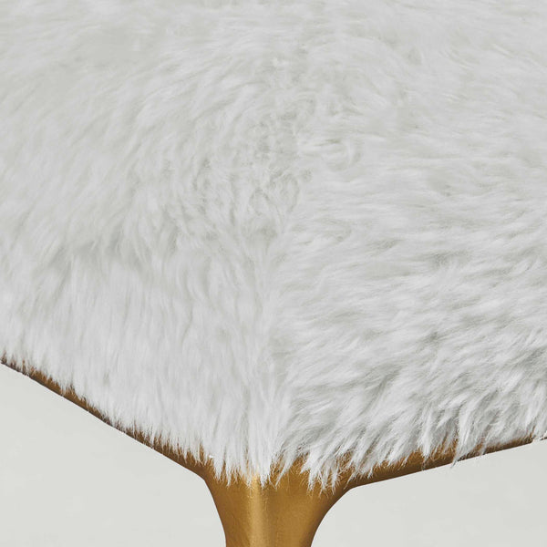 Uttermost Charmed Sheepskin Small Bench