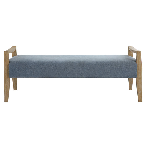 Uttermost Daylight Sky Blue Bench