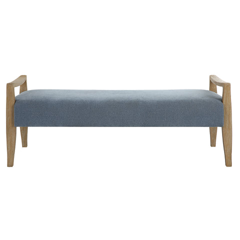 Uttermost Daylight Sky Blue Bench