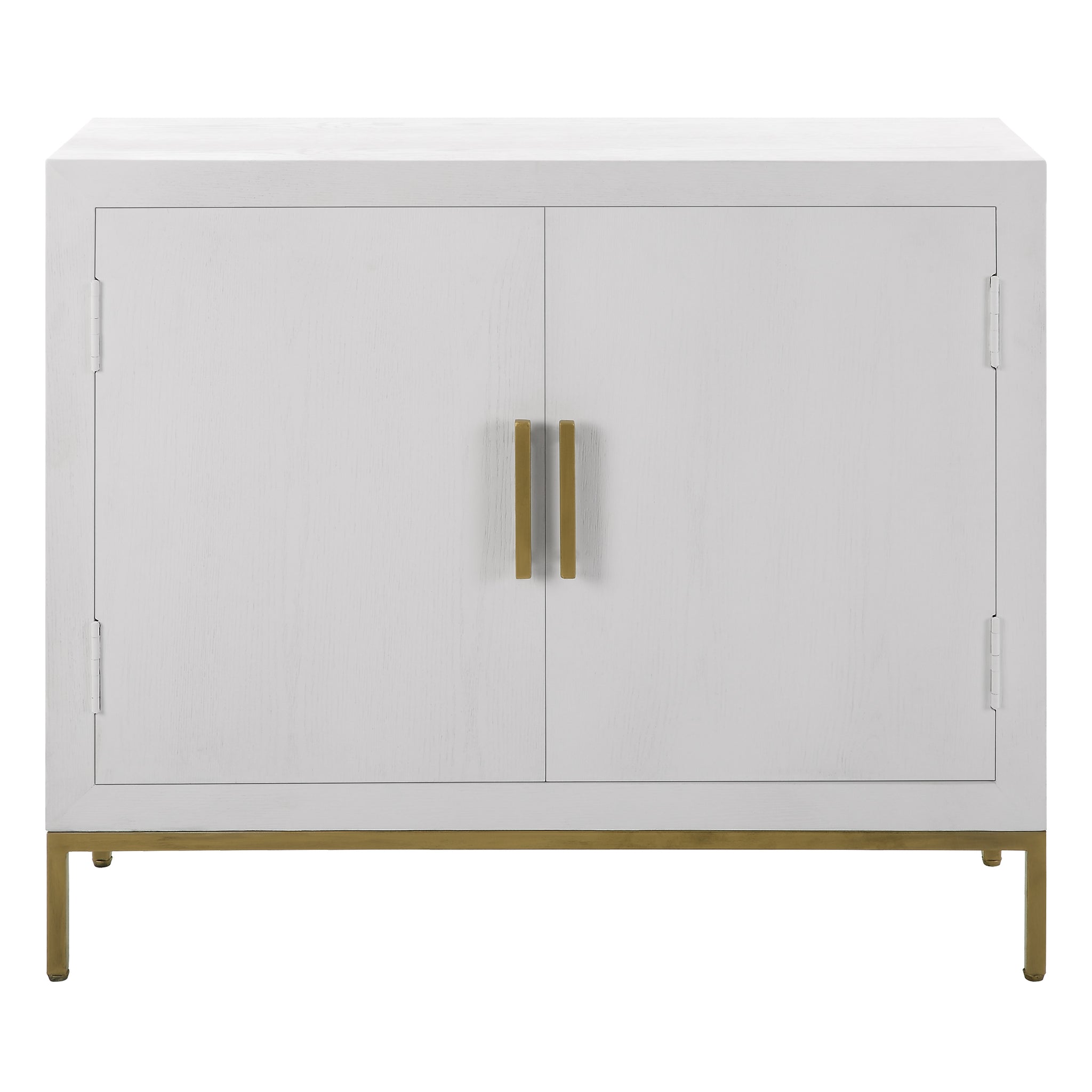 Uttermost Front Range White 2 Door Cabinet