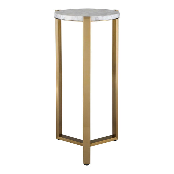 Uttermost Pietra Carrara Marble Drink Table