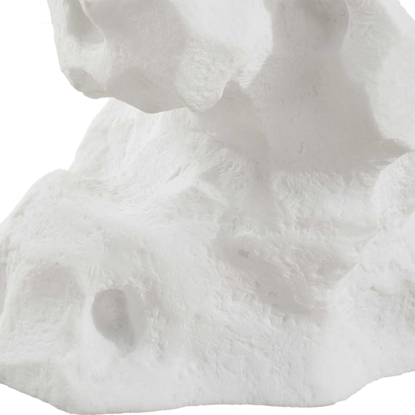 Uttermost Remnant White Stone Drink Table