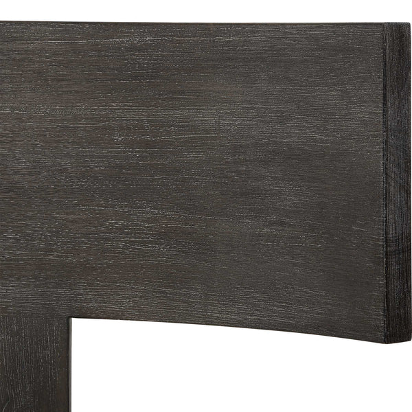 Uttermost Finlay Dark Walnut Accent Chair