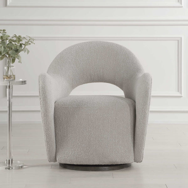 Uttermost Wander Fabric Swivel Chair