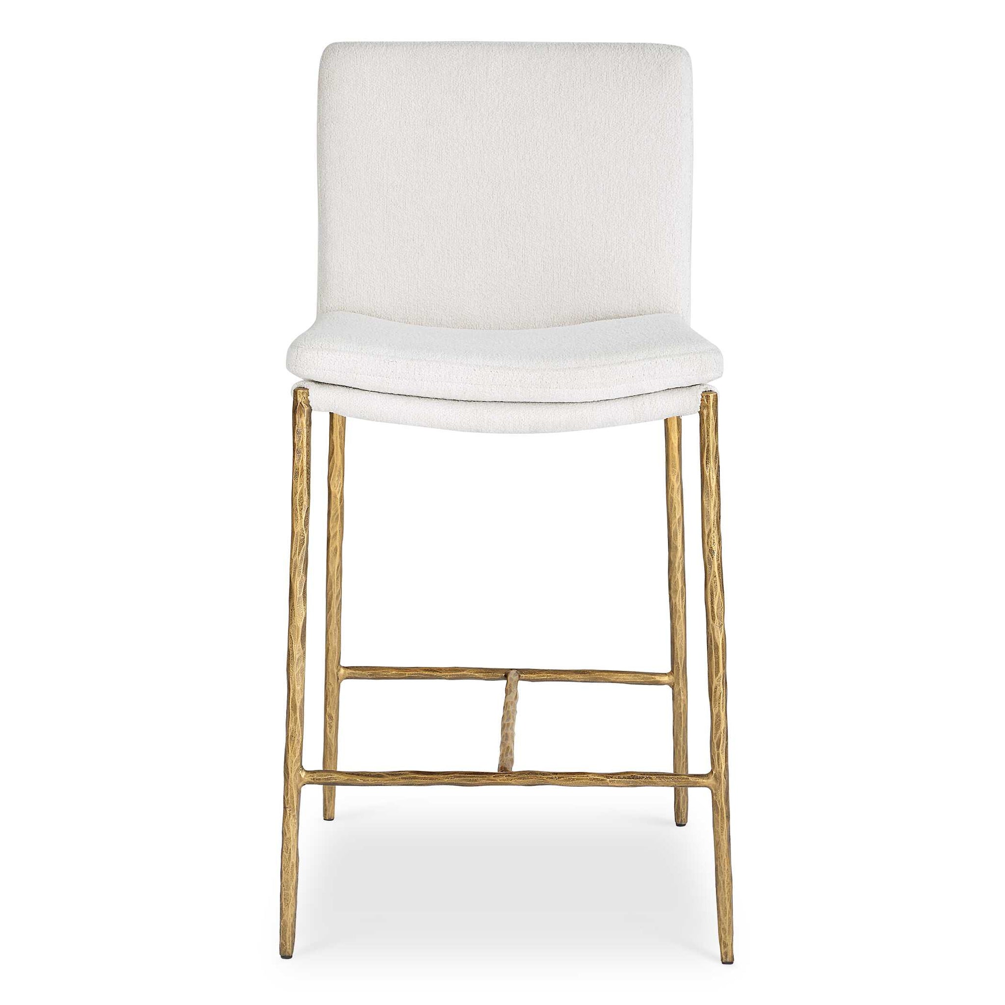 Uttermost Ascend White Counter Stool