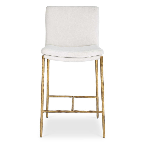 Uttermost Ascend White Counter Stool
