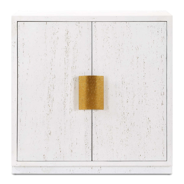 Uttermost Emma 2 Door White Cabinet