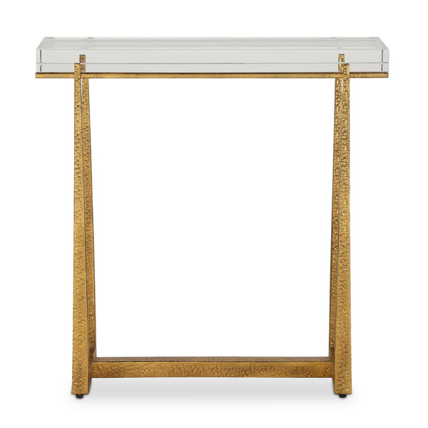 Uttermost Midas Thick Crystal Accent Table