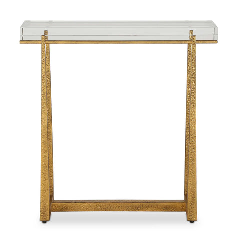 Uttermost Midas Thick Crystal Accent Table