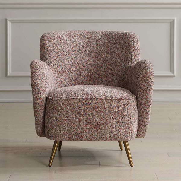 Uttermost Gemstone Confetti Toned Accent Chair