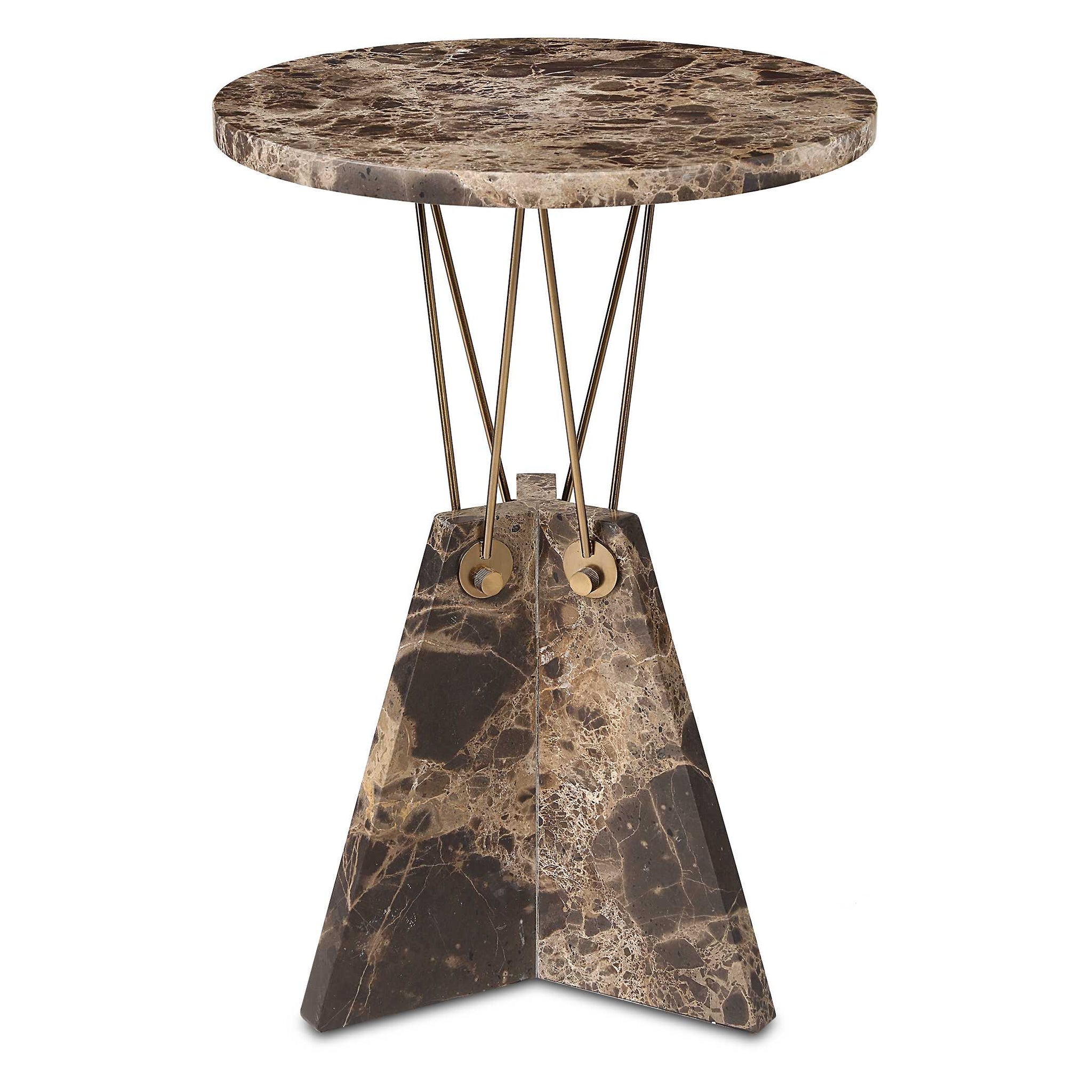 Uttermost Levitate Marble Accent Table