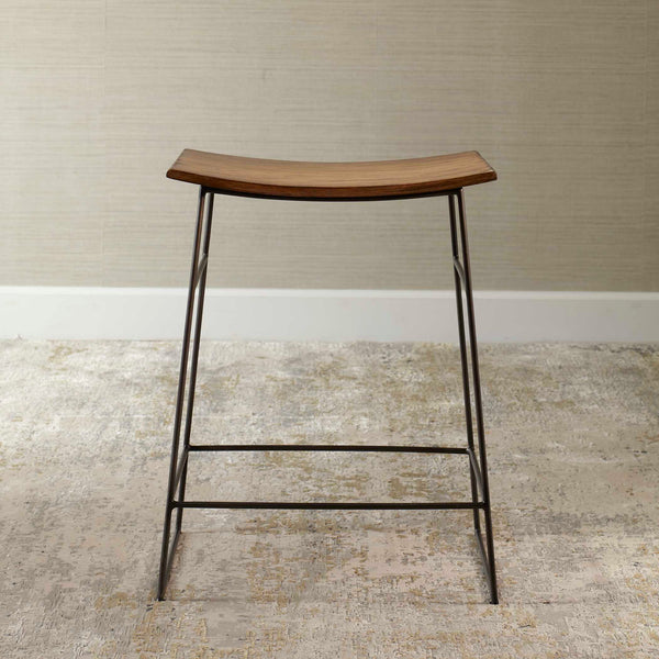 Uttermost Thura Walnut Counter Stool