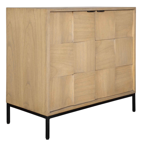 Uttermost Lorenzo Geometric 2 Door Cabinet
