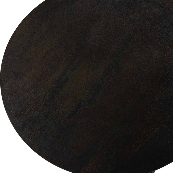 Uttermost Aperture Brass Accent Table