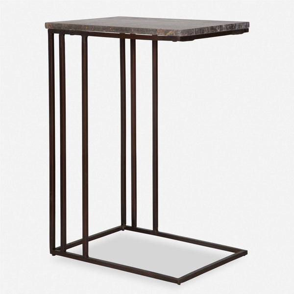 Uttermost Theodore Travertine Accent Table
