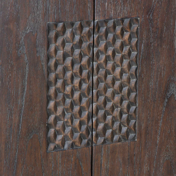 Uttermost Hausen 2 Door Mid-Century Cabinet