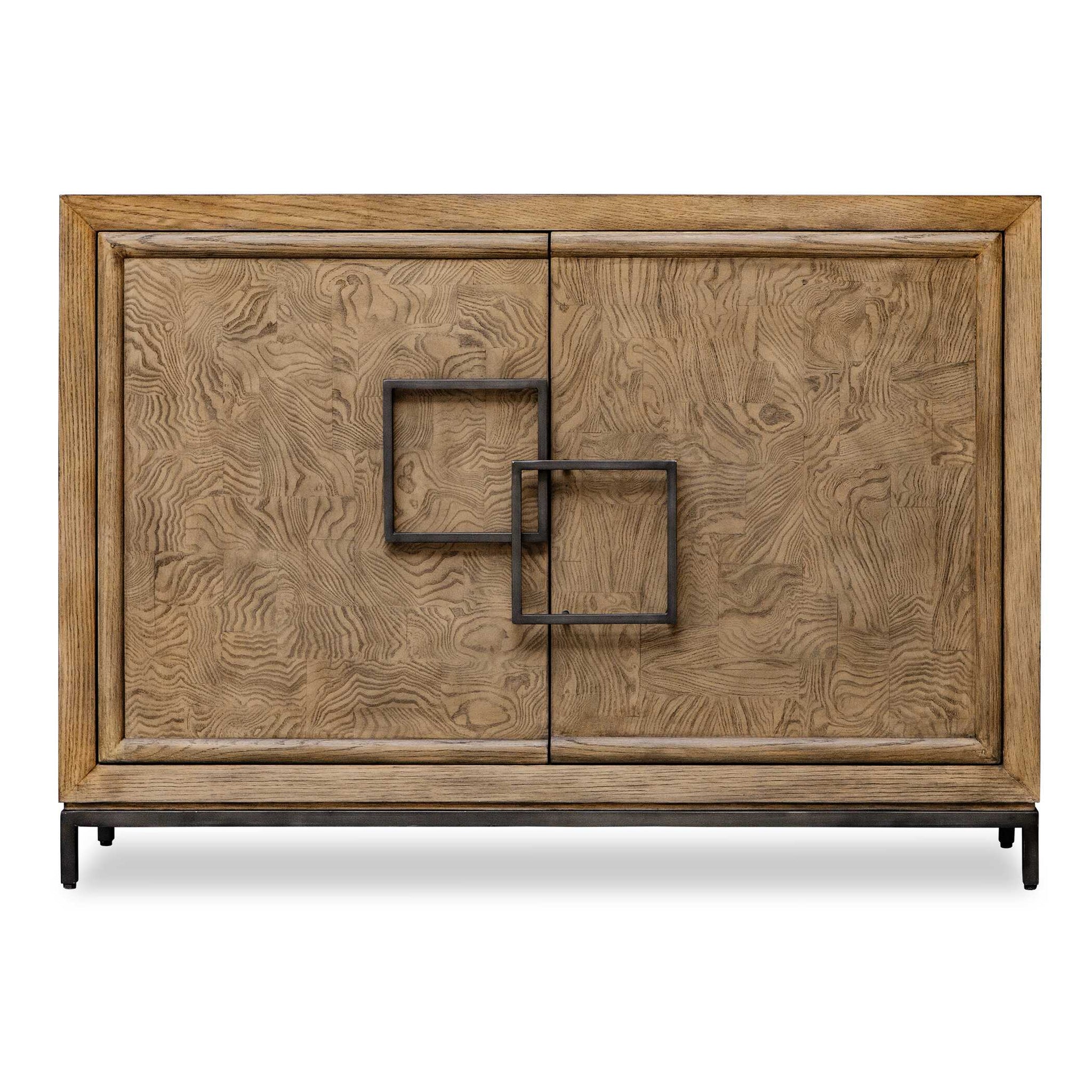 Uttermost Paltrow Burl 2 Door Cabinet