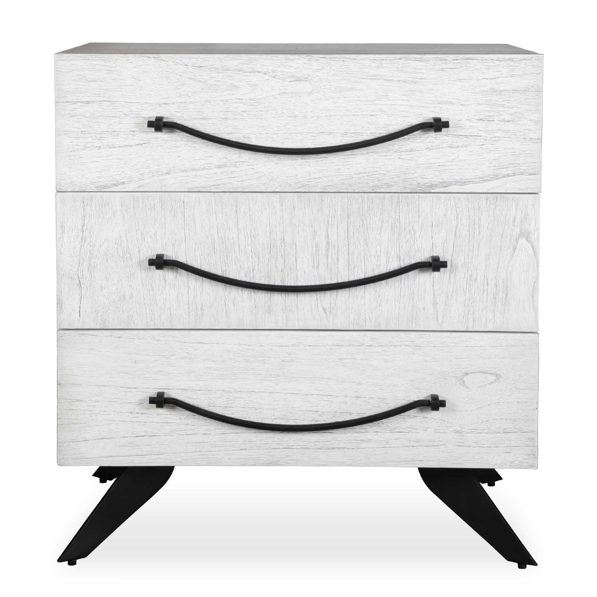 Uttermost Vivi 3 Drawer White Chest