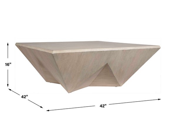 Uttermost Collins Modern Light Gray Coffee Table