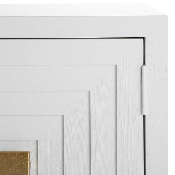 Uttermost Aiken White 2 Door Cabinet
