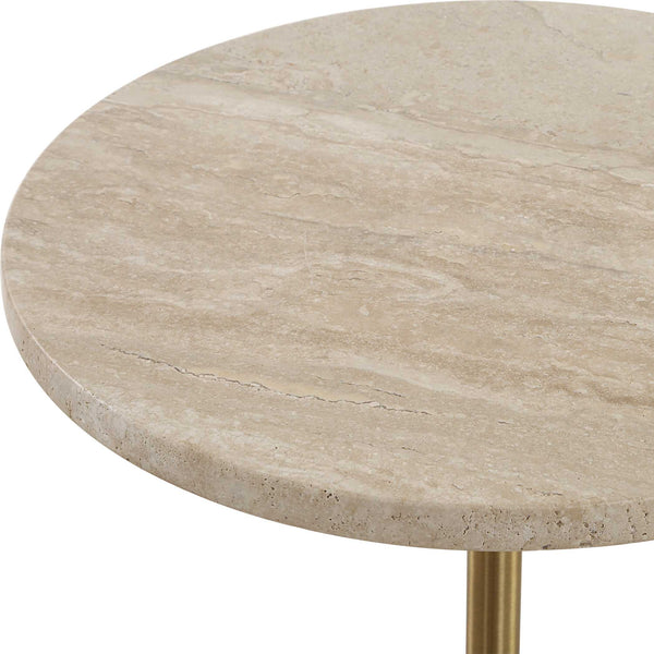 Uttermost Malya Travertine Accent Table