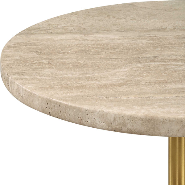 Uttermost Malya Travertine Accent Table